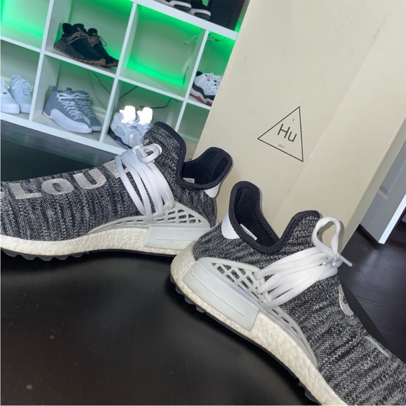 Adidas Human Race Oreo Running Shoes Size 12 - Picture 4 of 12